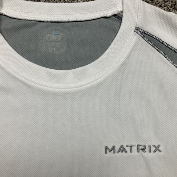 Alo Matrix Shirt Mens Large CoolFit Athletic Performance Polyester Tee - Picture 4 of 11